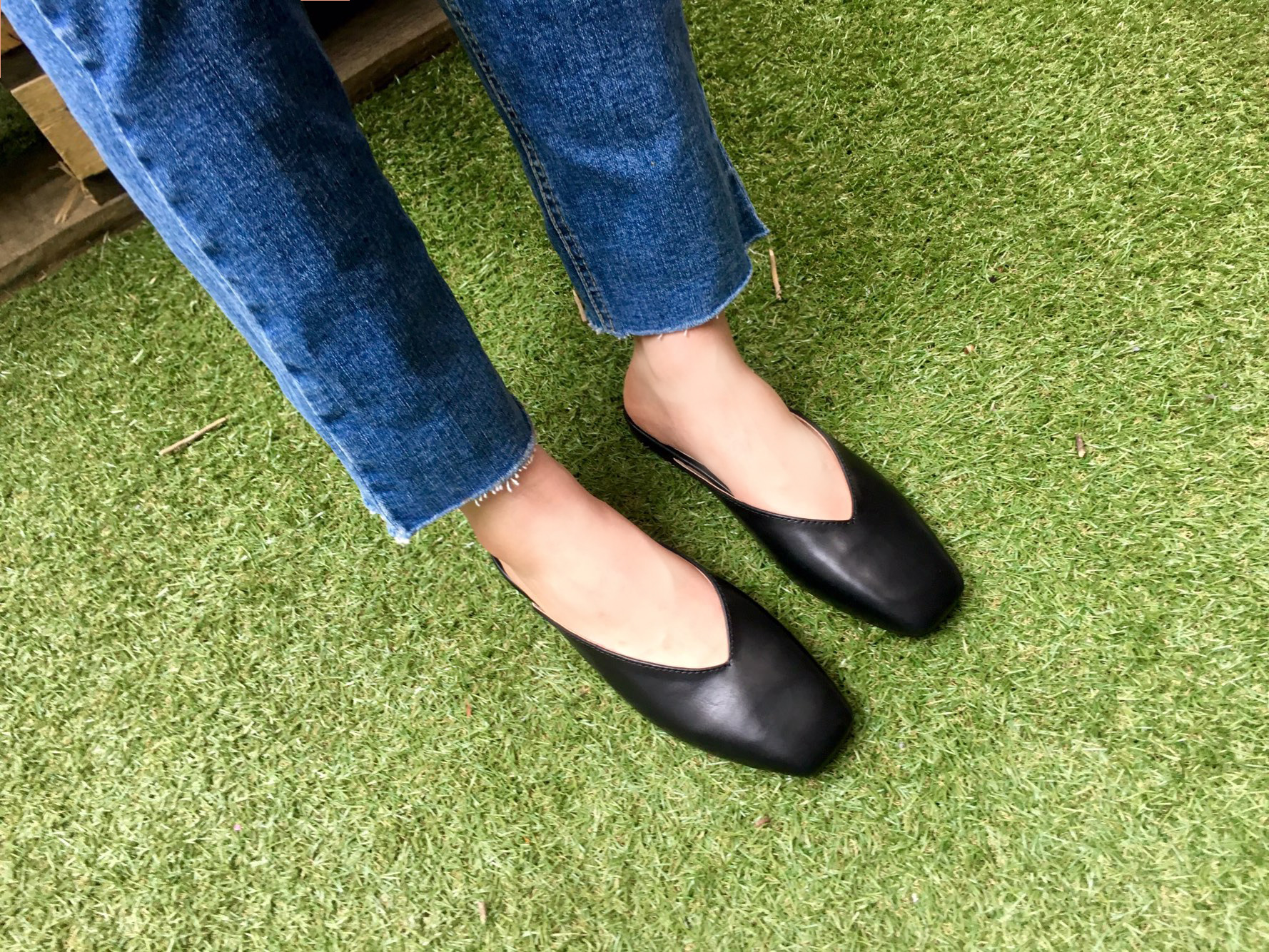 New Basic Color Blouse Women's Shoes Slippers 2