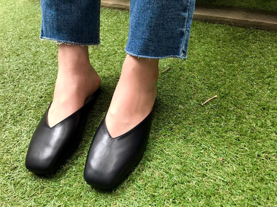 New Basic Color Blouse Women's Shoes Slippers 2