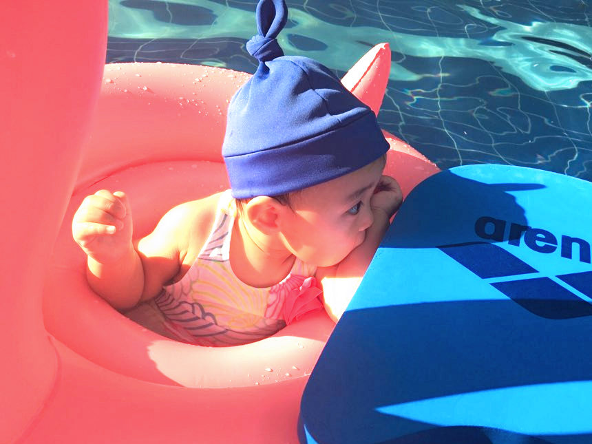 Baby hat newborn faucet swimming baby baby 100 day