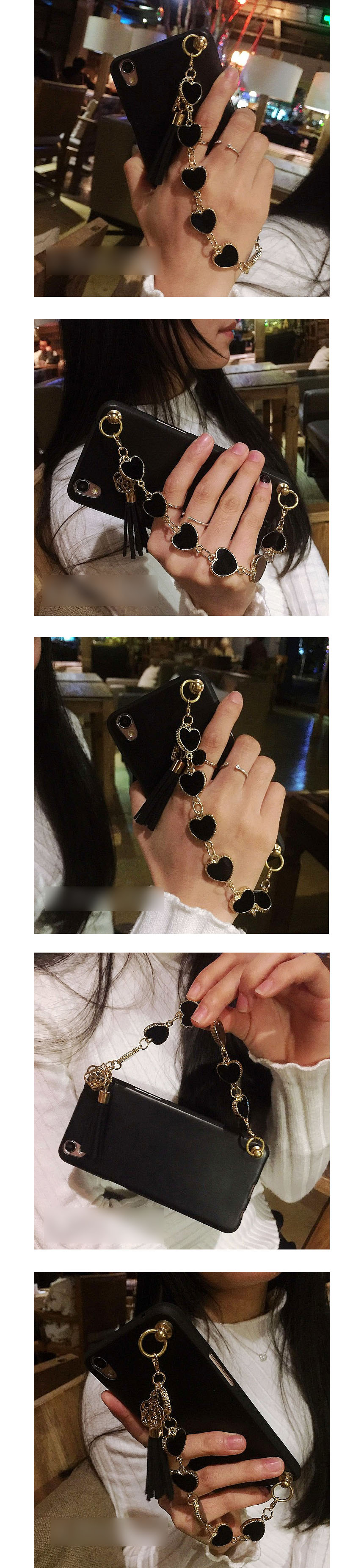 New Heart Chain Handle Case S8plus Galaxy s8 Uniqu