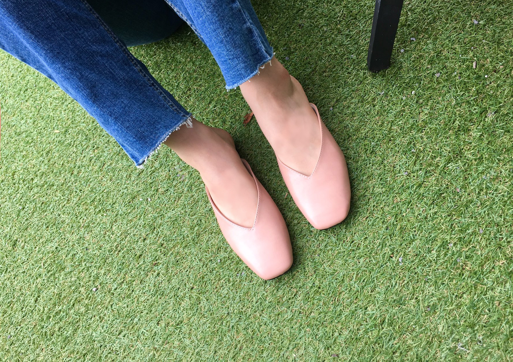 New Basic Color Blouse Women's Shoes Slippers 2