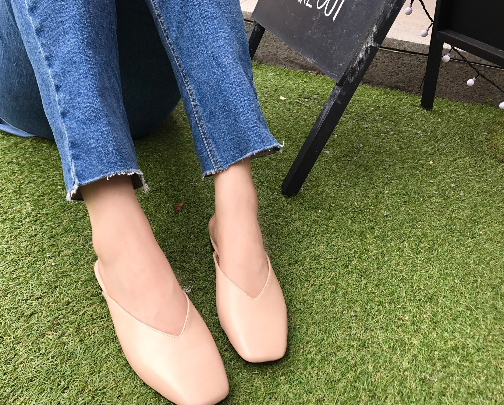 New Basic Color Blouse Women's Shoes Slippers 2