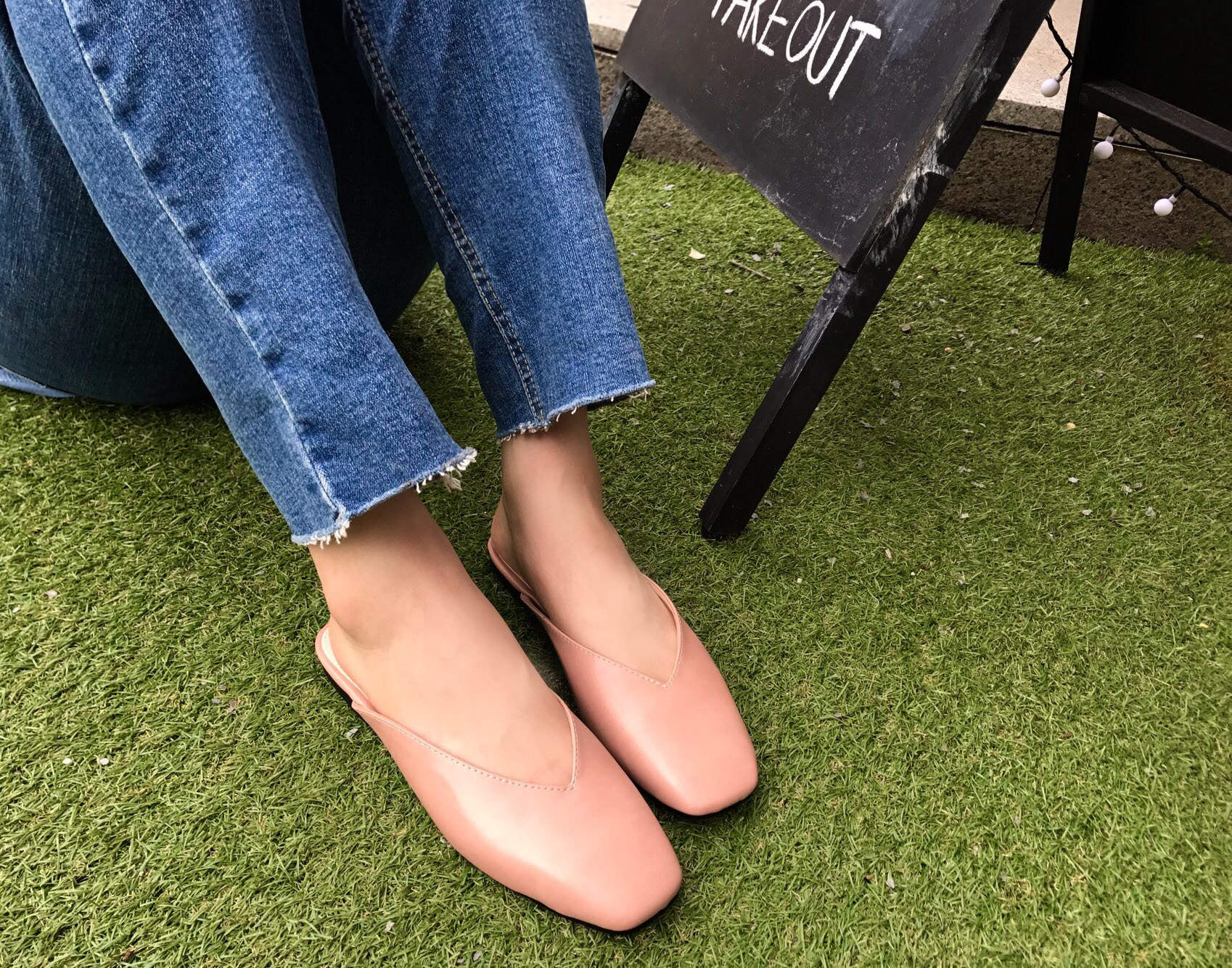 New Basic Color Blouse Women's Shoes Slippers 2