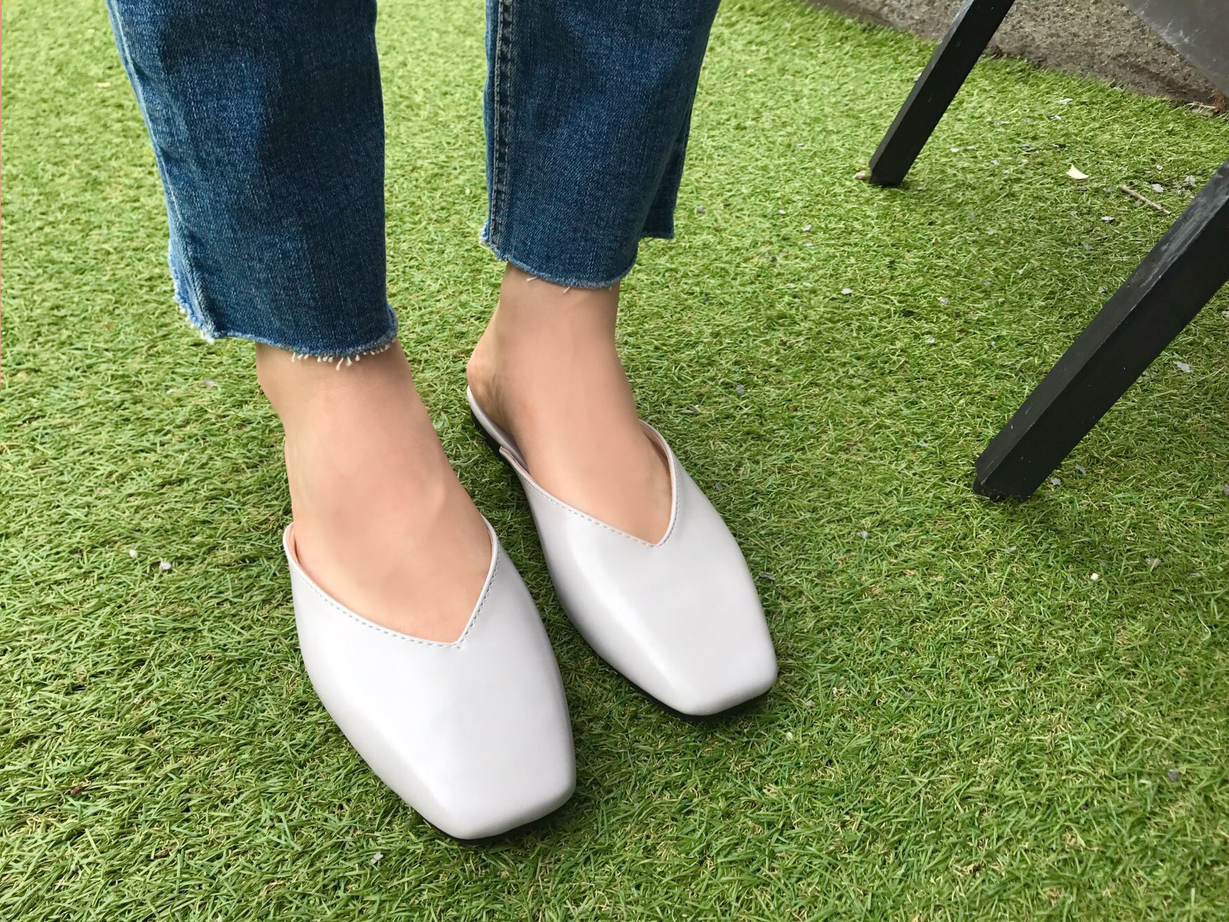 New Basic Color Blouse Women's Shoes Slippers 2