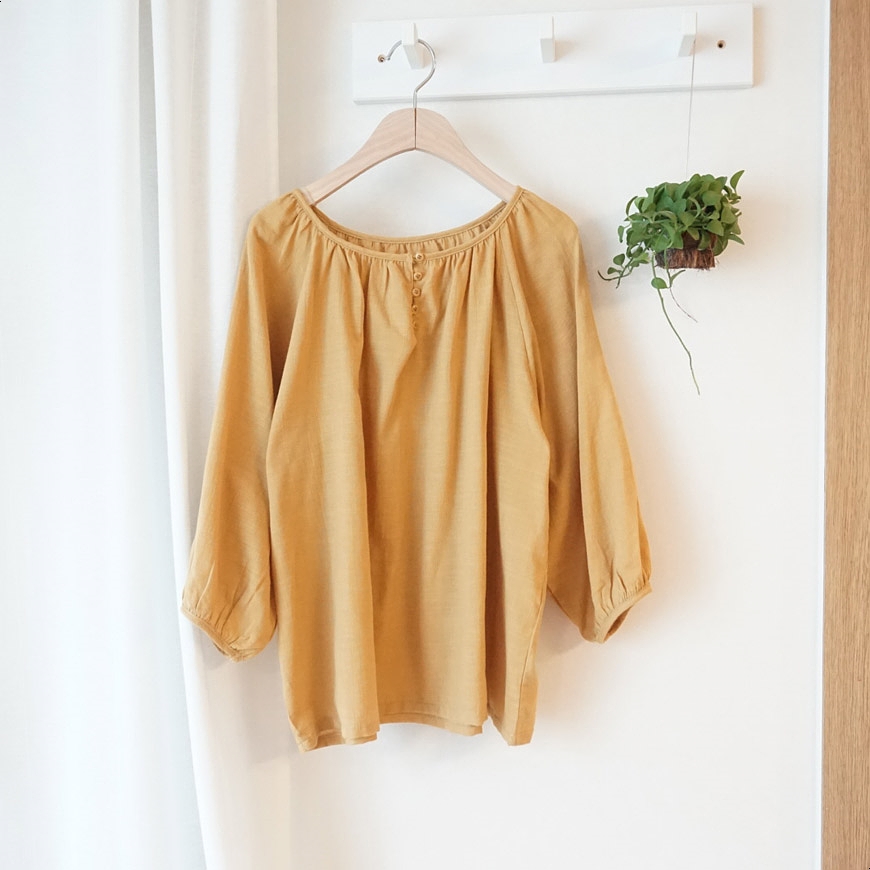 NEW FASHION LADY GIRL Blouse bean button summer bl