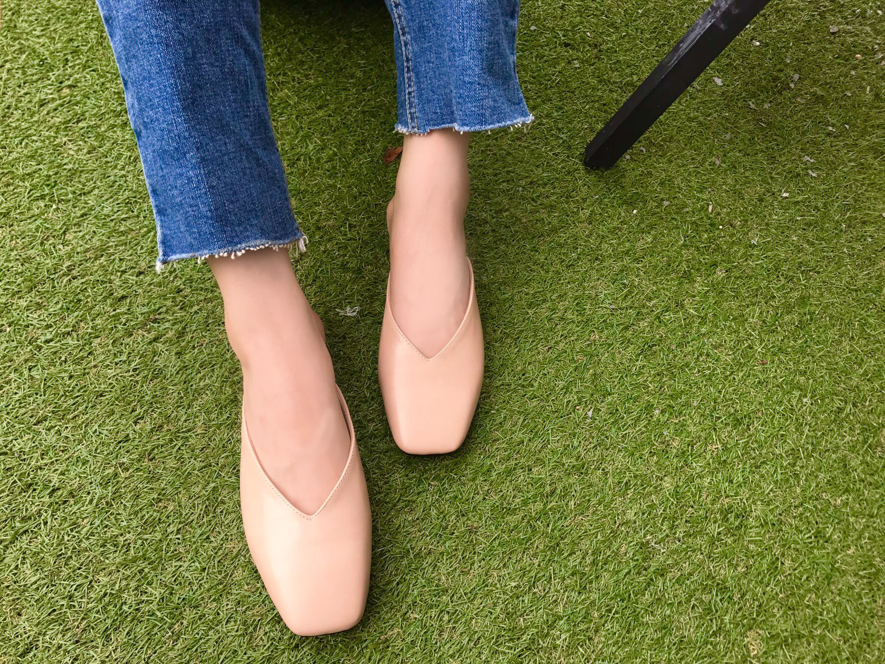 New Basic Color Blouse Women's Shoes Slippers 2