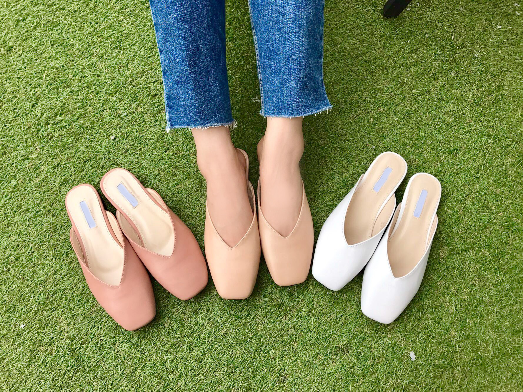 New Basic Color Blouse Women's Shoes Slippers 2
