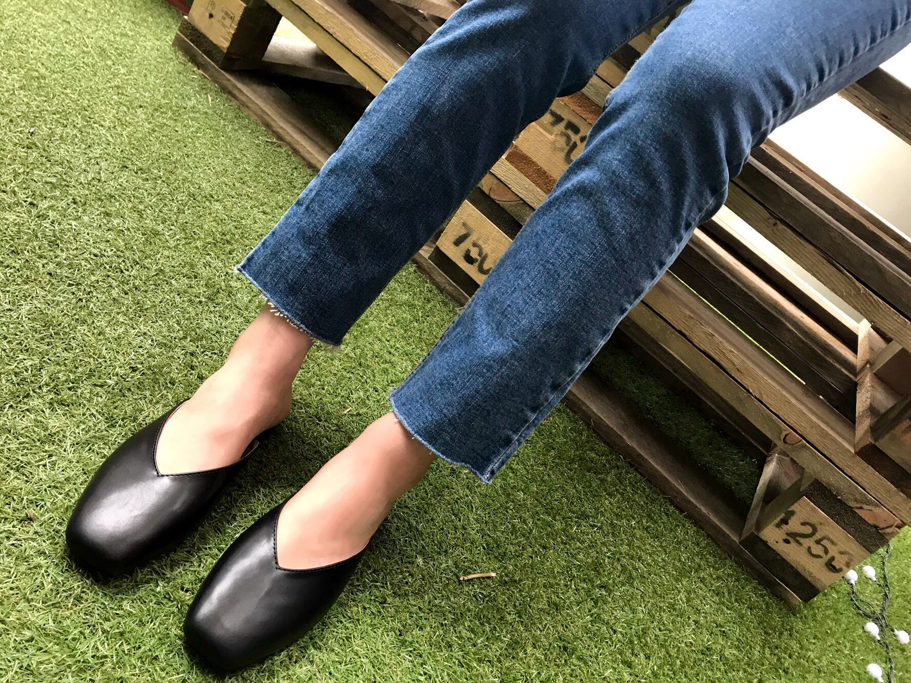 New Basic Color Blouse Women's Shoes Slippers 2