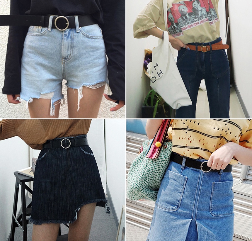 Women's Belt Casual Stylish Coordination Easy L