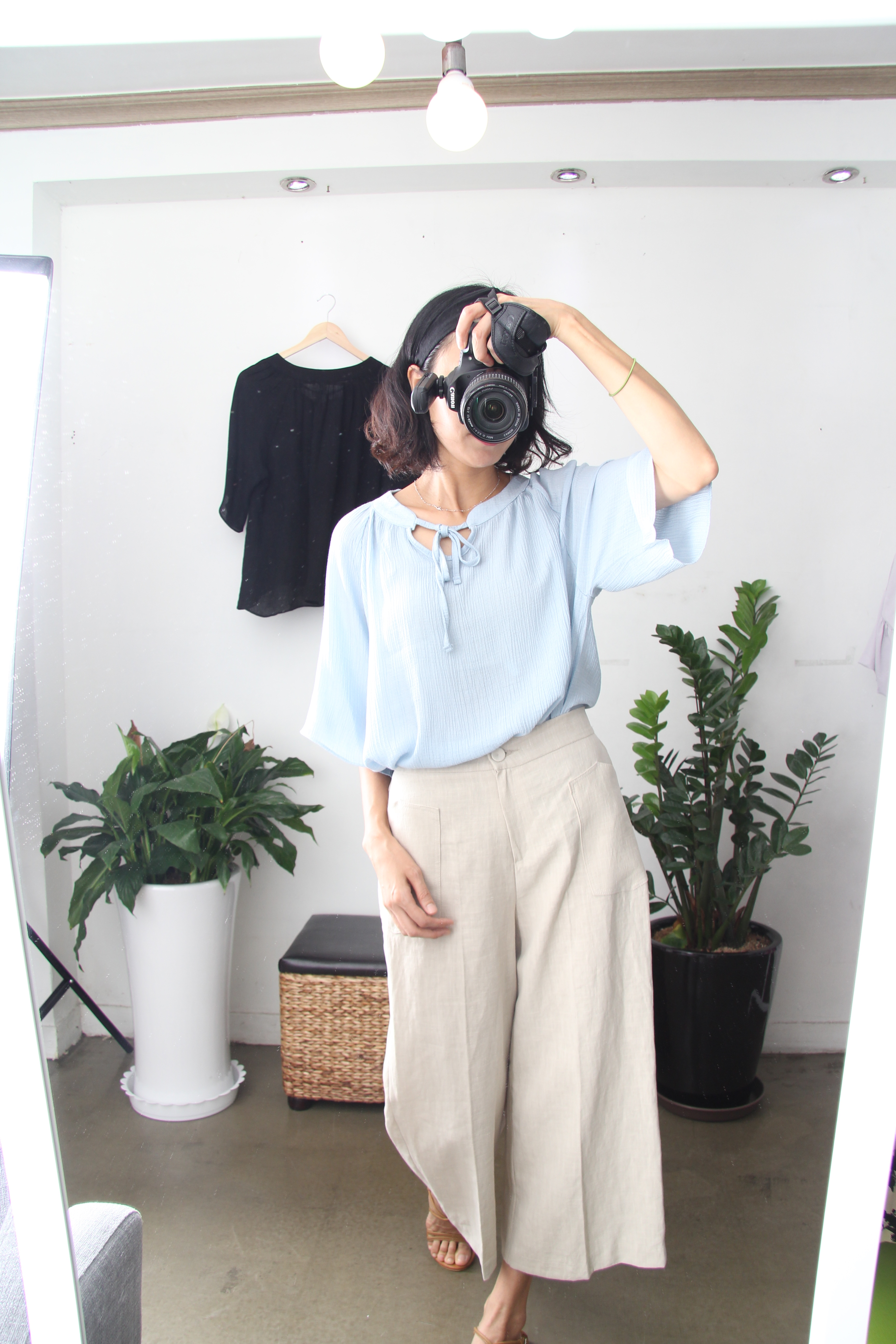 NEW FASHION LADY GIRL Blouse Natural Summer Blouse