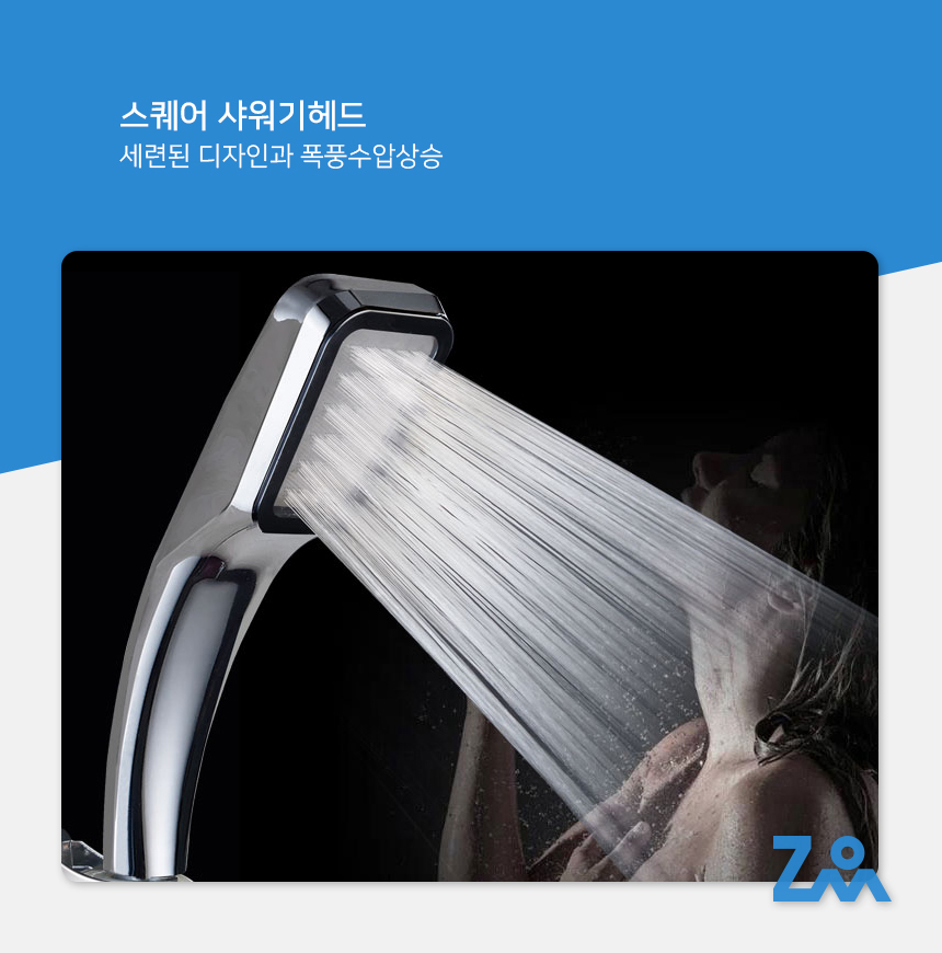 NEW POWERFUL SHOWERHEAD Square shower head water-s