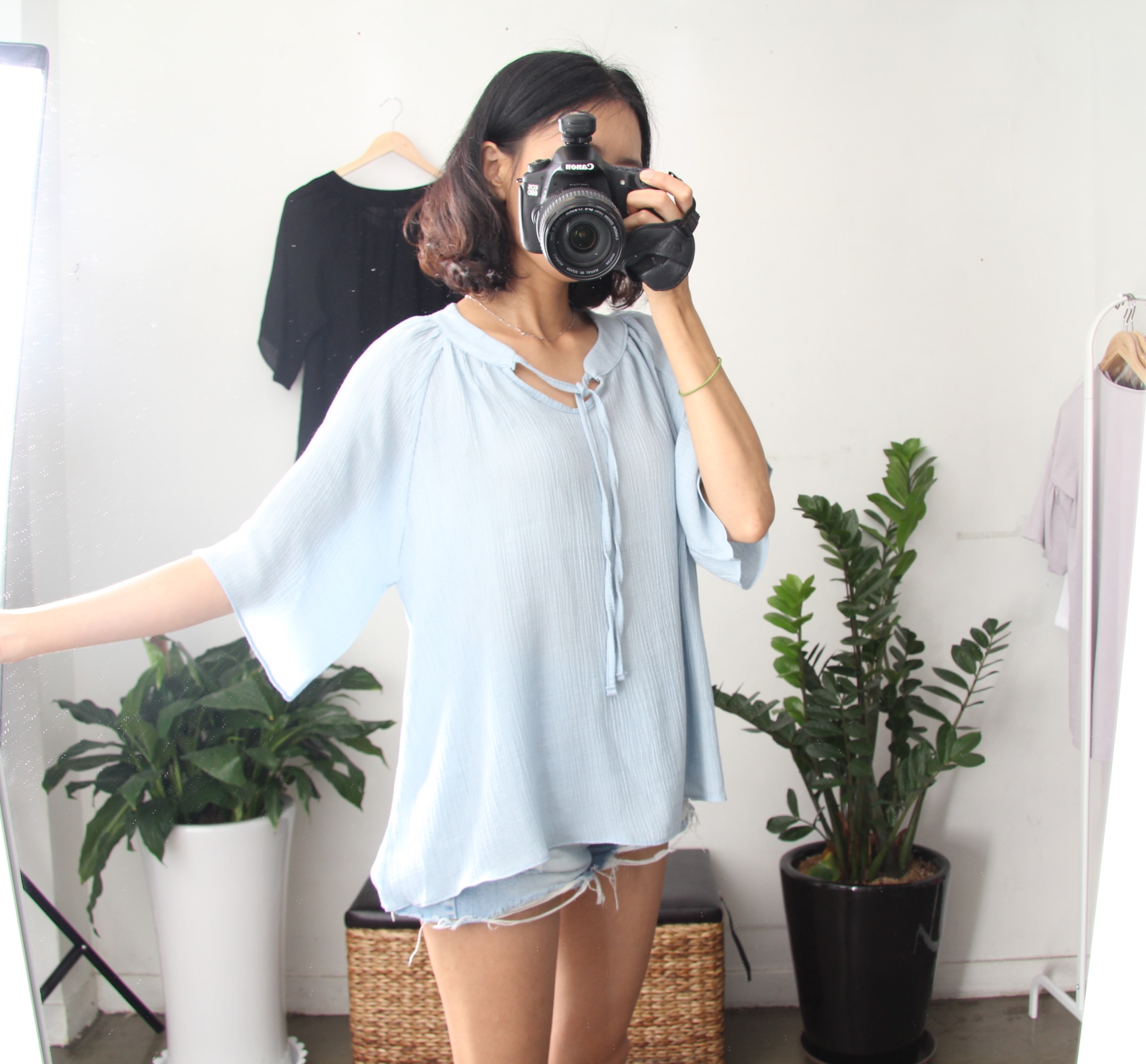 NEW FASHION LADY GIRL Blouse Natural Summer Blouse