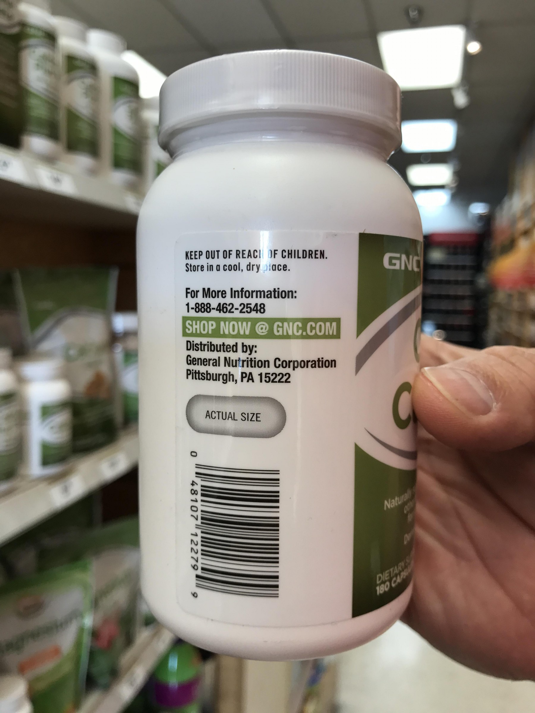 GNC 코랄 칼슘 180캡슐 GNC CORAL CALCIUM 180 Capsules 이랜드통합몰