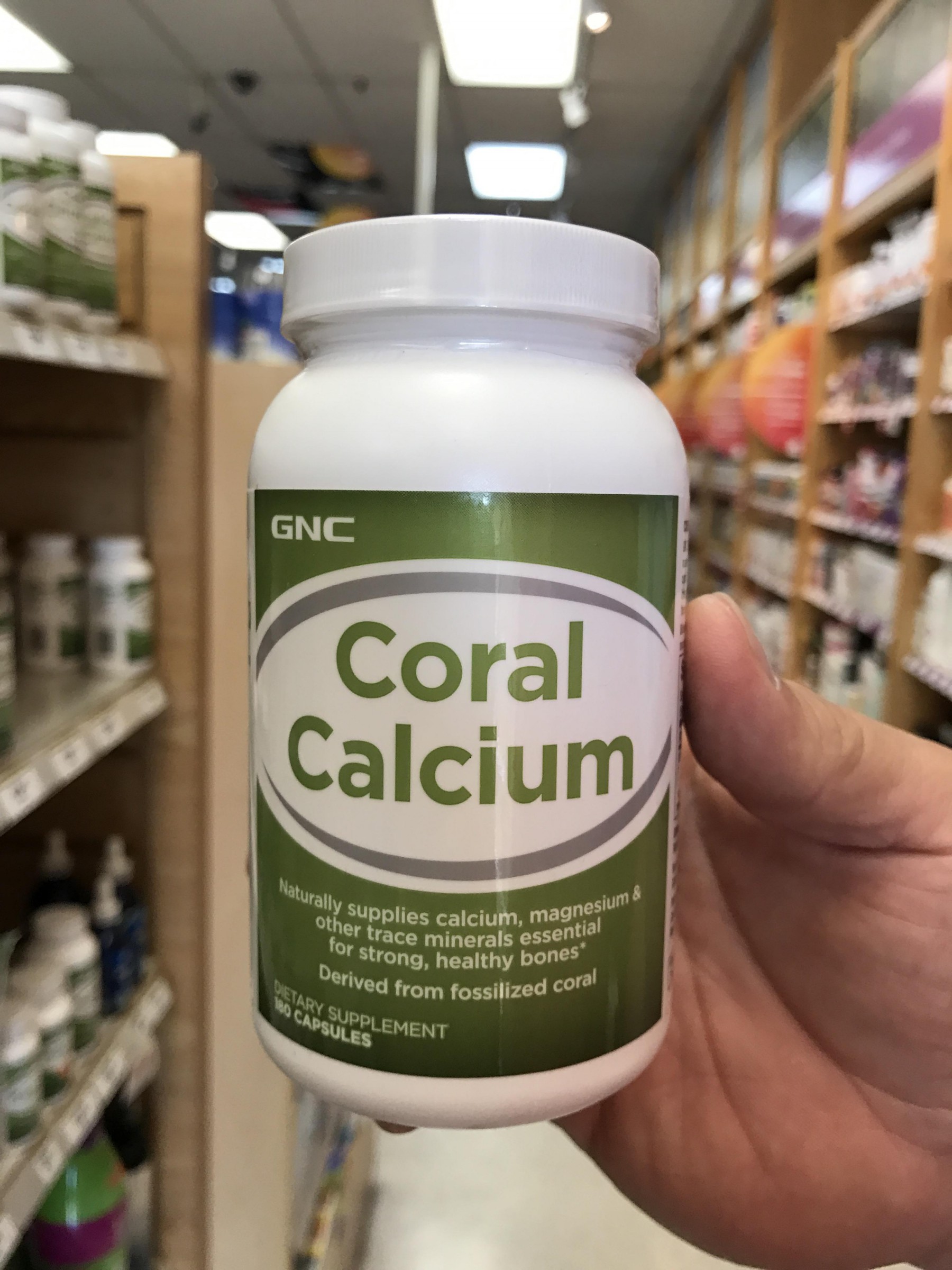 GNC 코랄 칼슘 180캡슐 GNC CORAL CALCIUM 180 Capsules 이랜드통합몰