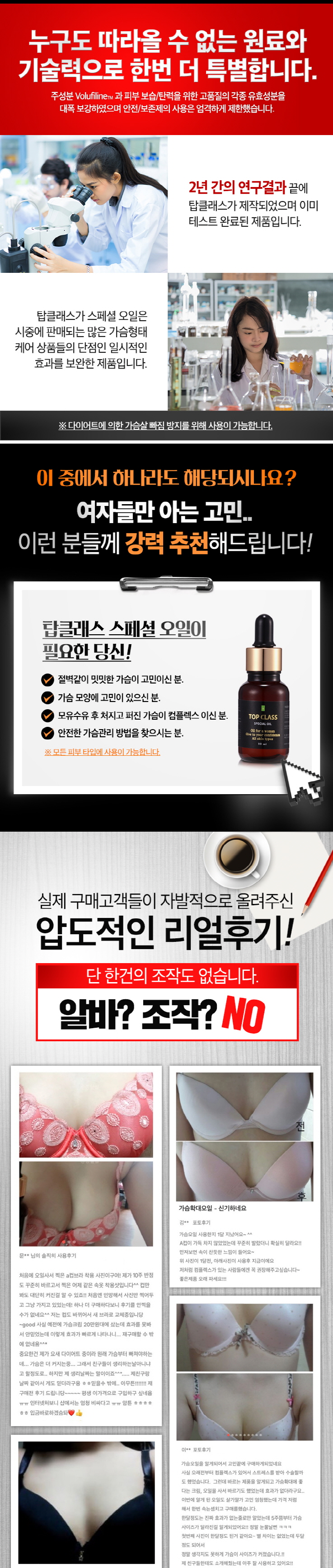 Top Class Breast Oil Massage