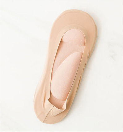 NEW LADIES SOCKS 3D Cushion Pad Fake Socks Summer 