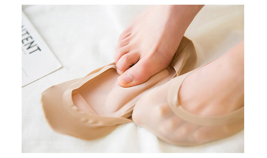 NEW LADIES SOCKS 3D Cushion Pad Fake Socks Summer 