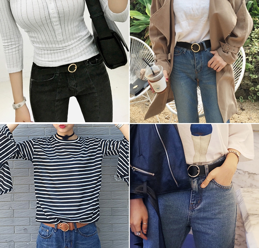 Women's Belt Casual Stylish Coordination Easy L