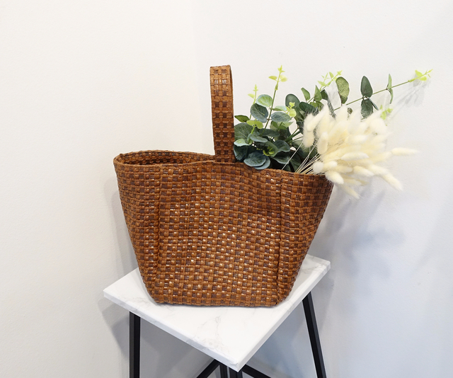 New Women's Bags Mourning Square Basket Ratan B