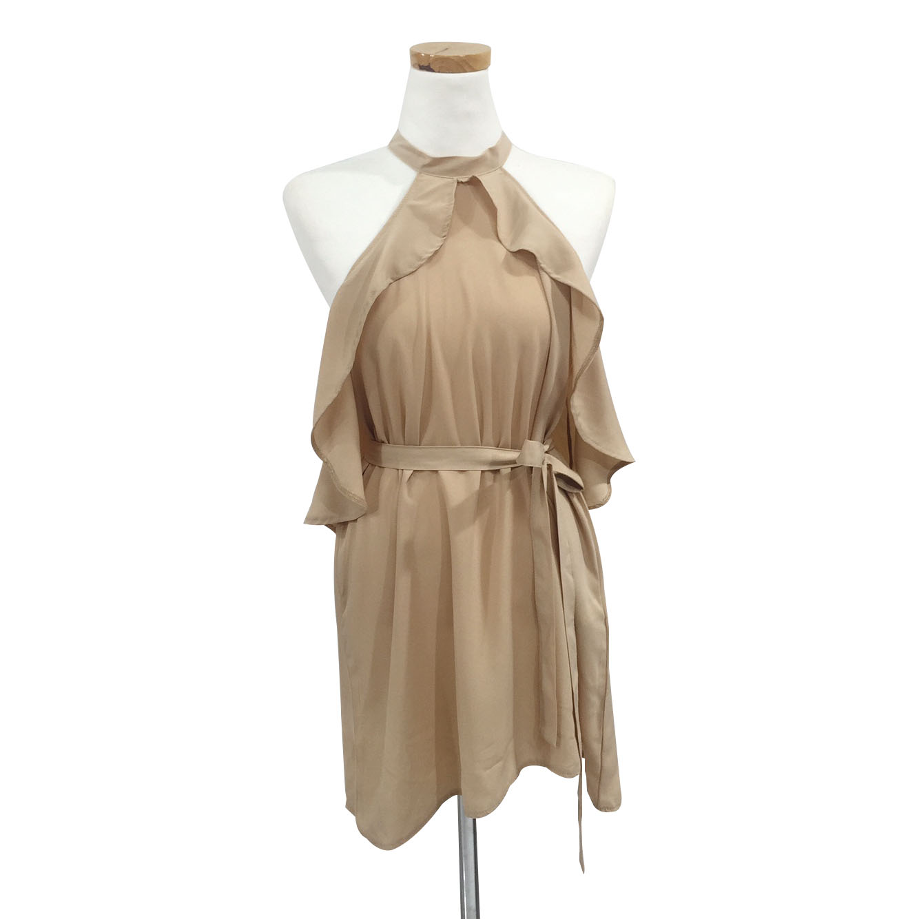 NEW FASHION LADY GIRL DRESS Sexy Off Shoulder Ruff