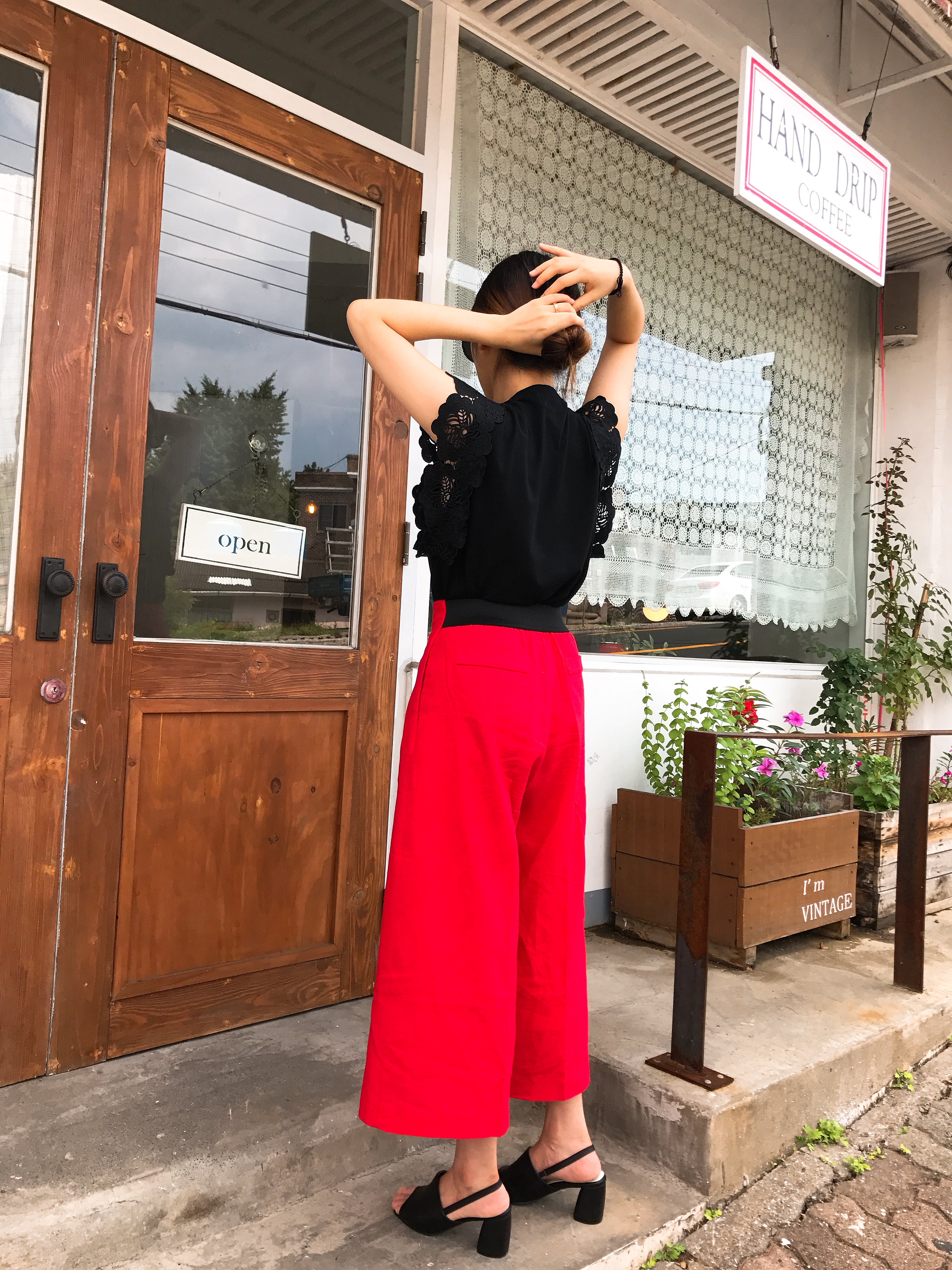 Flower Span Sleeveless Nishi Frill Coordination Wo