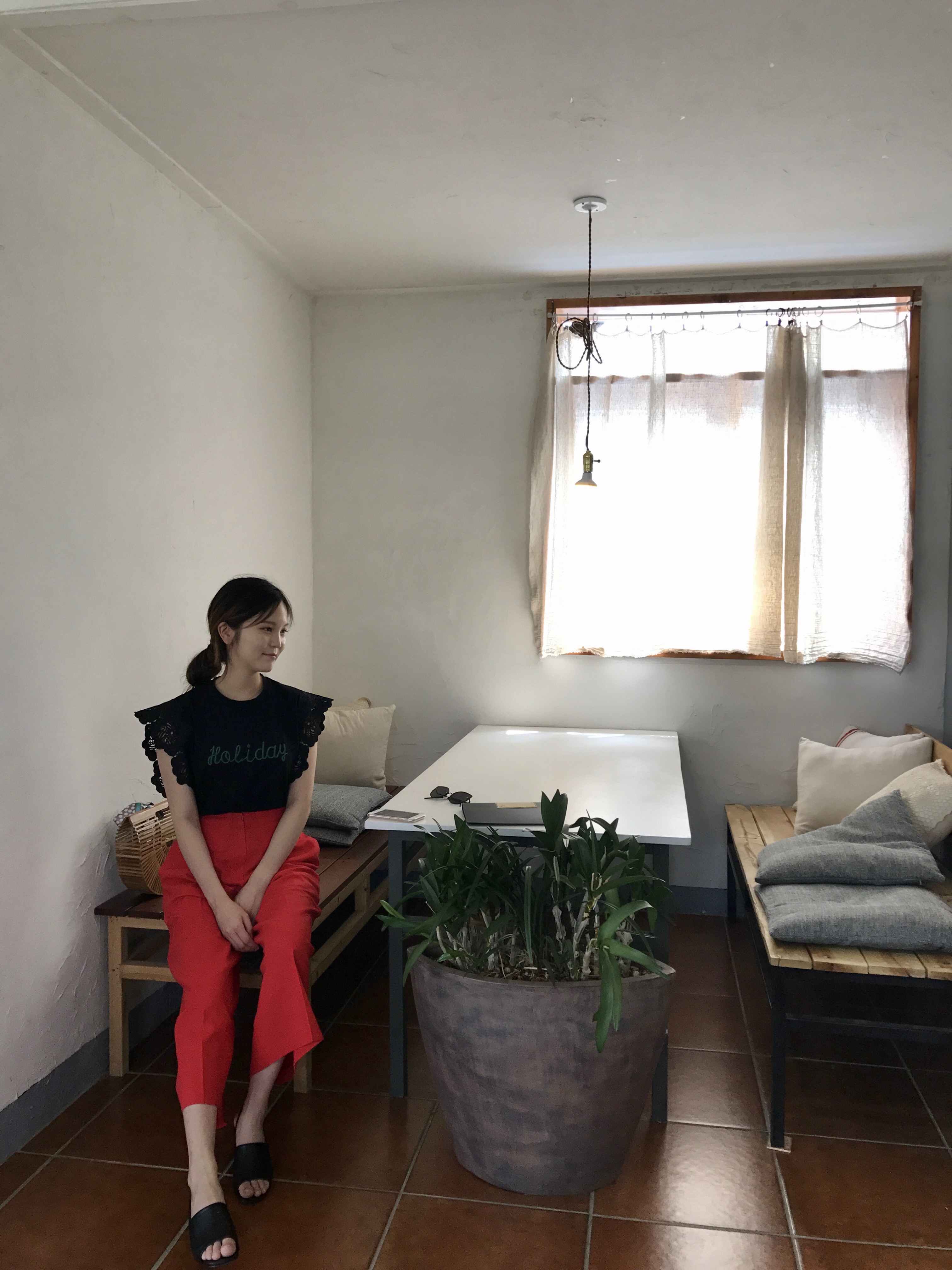 Flower Span Sleeveless Nishi Frill Coordination Wo