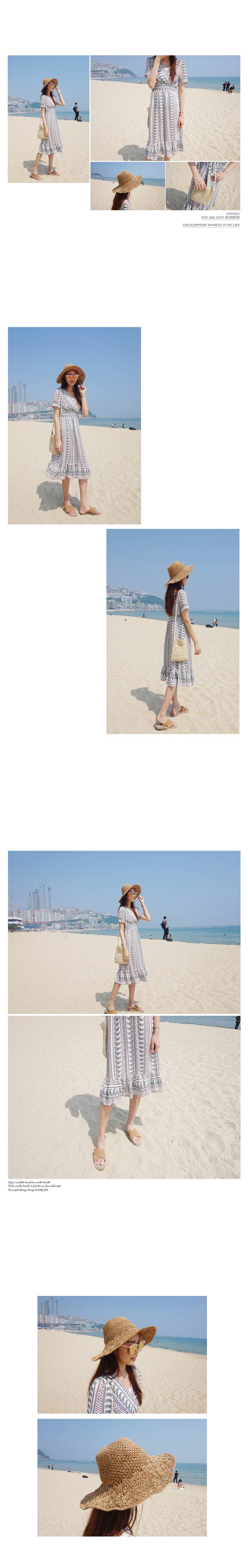 New Women's Hat Summer Vacation Beach Wire Pana