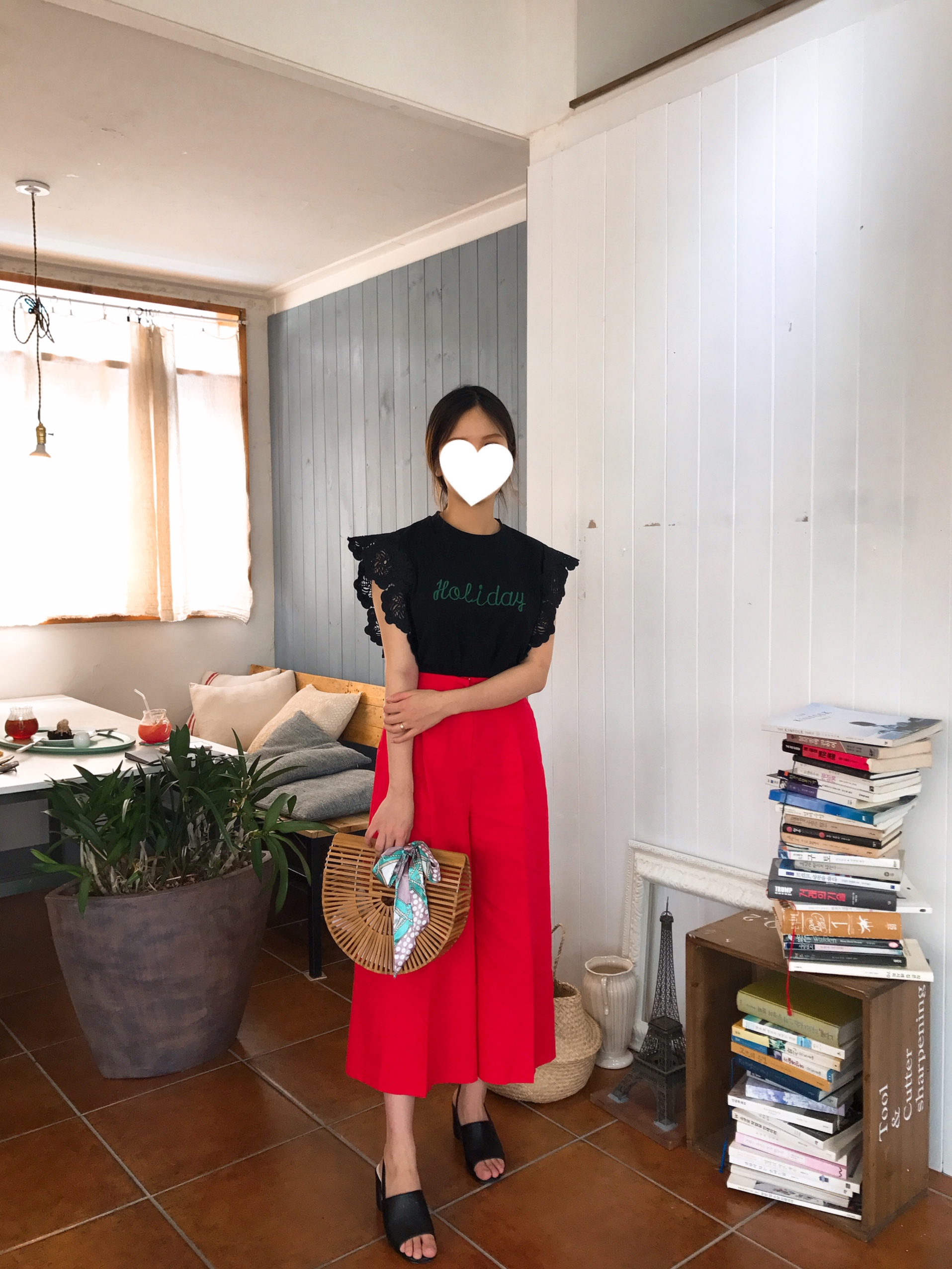 Flower Span Sleeveless Nishi Frill Coordination Wo