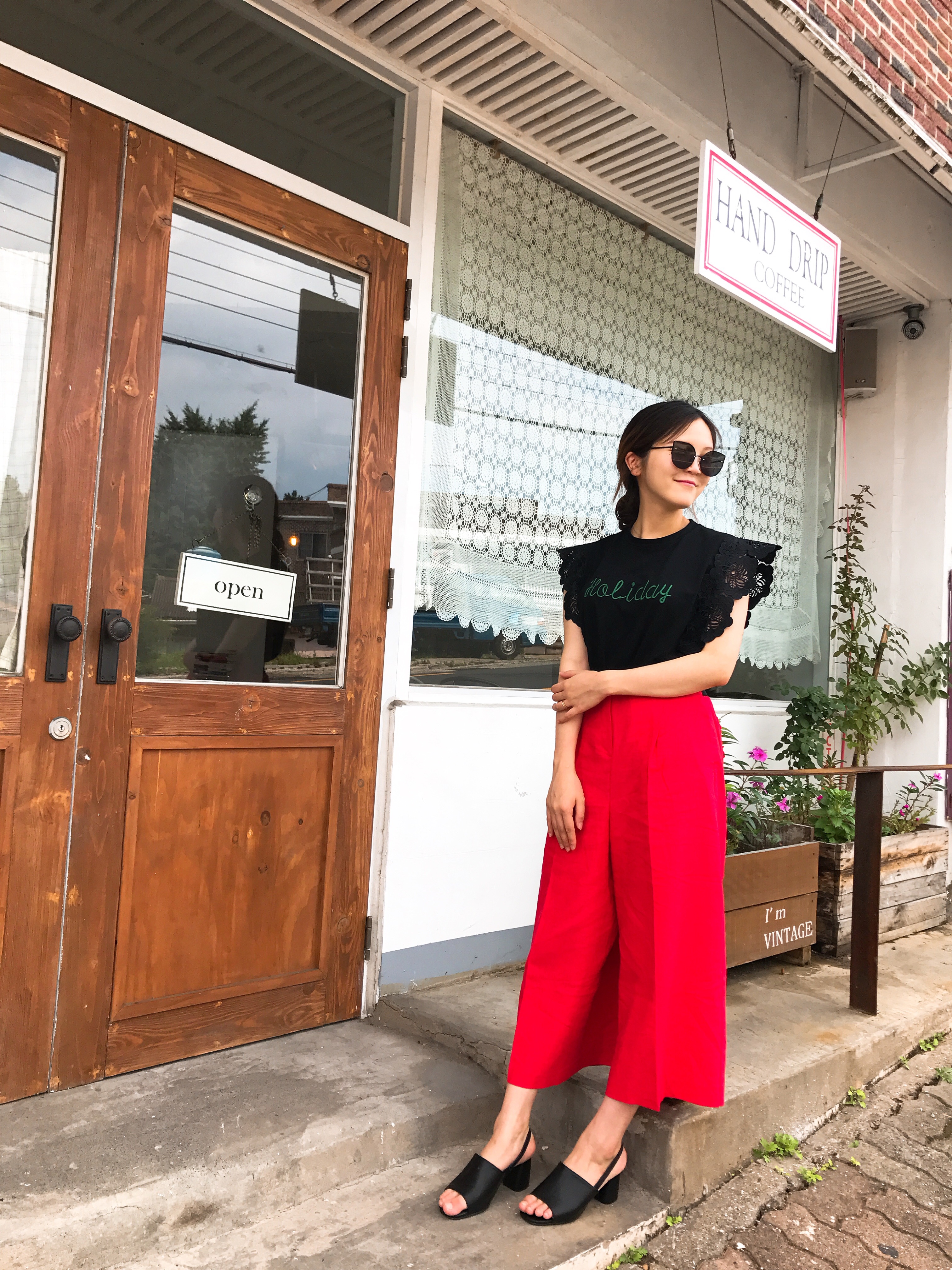 Flower Span Sleeveless Nishi Frill Coordination Wo