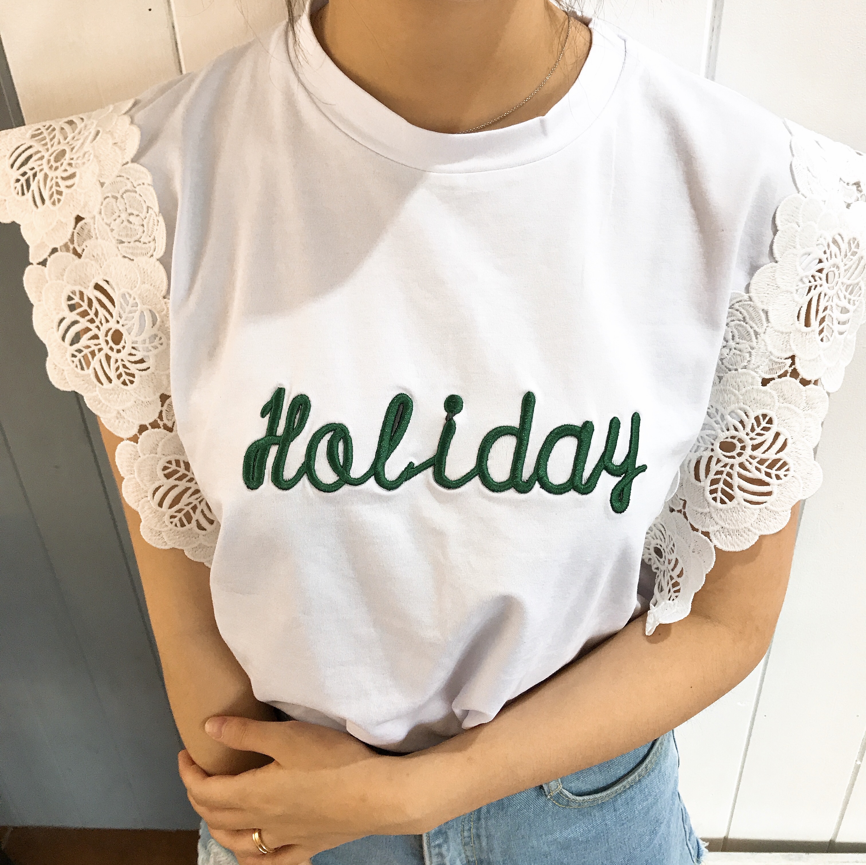 Flower Span Sleeveless Nishi Frill Coordination Wo