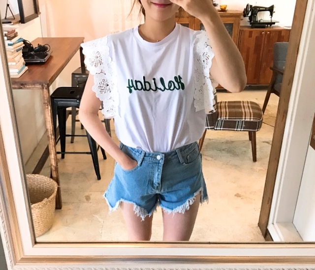 Flower Span Sleeveless Nishi Frill Coordination Wo