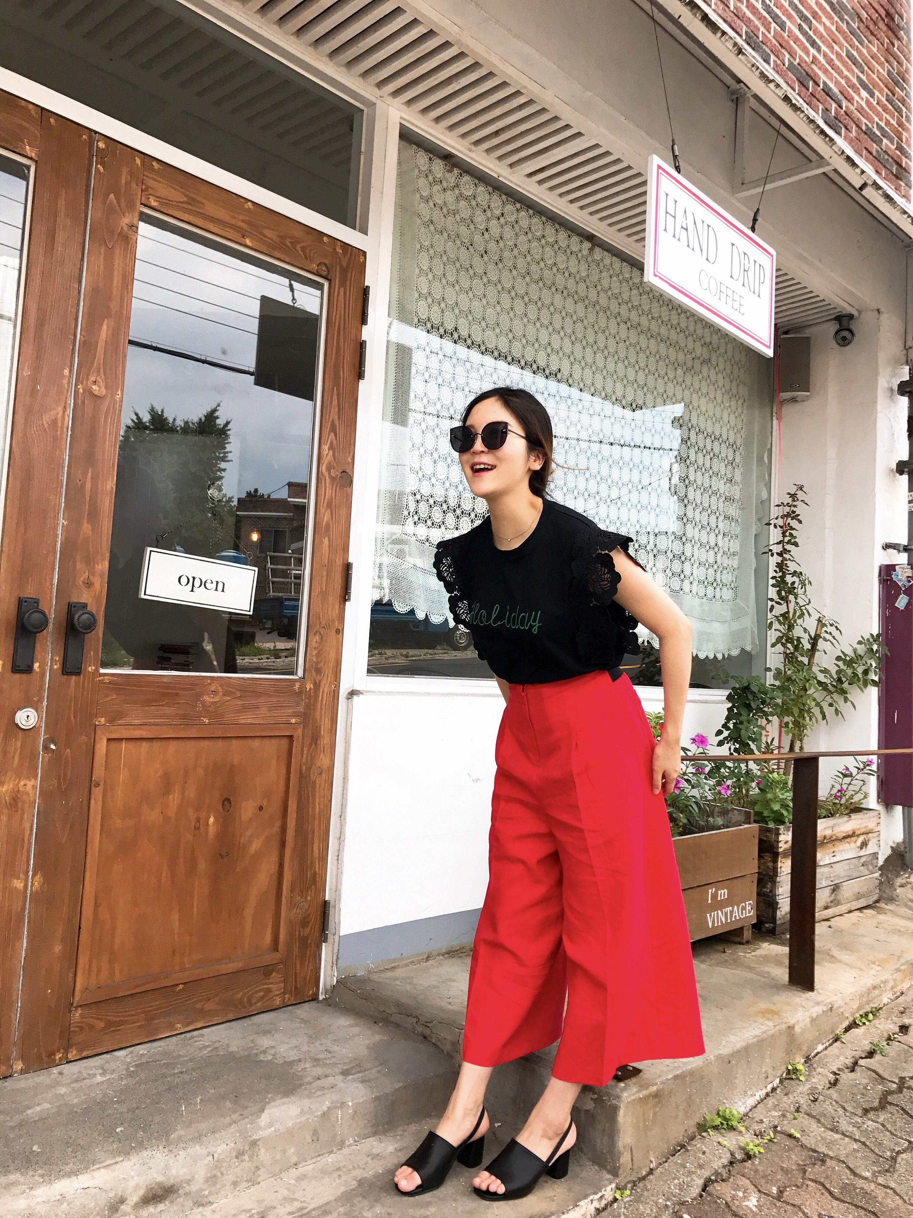 Flower Span Sleeveless Nishi Frill Coordination Wo