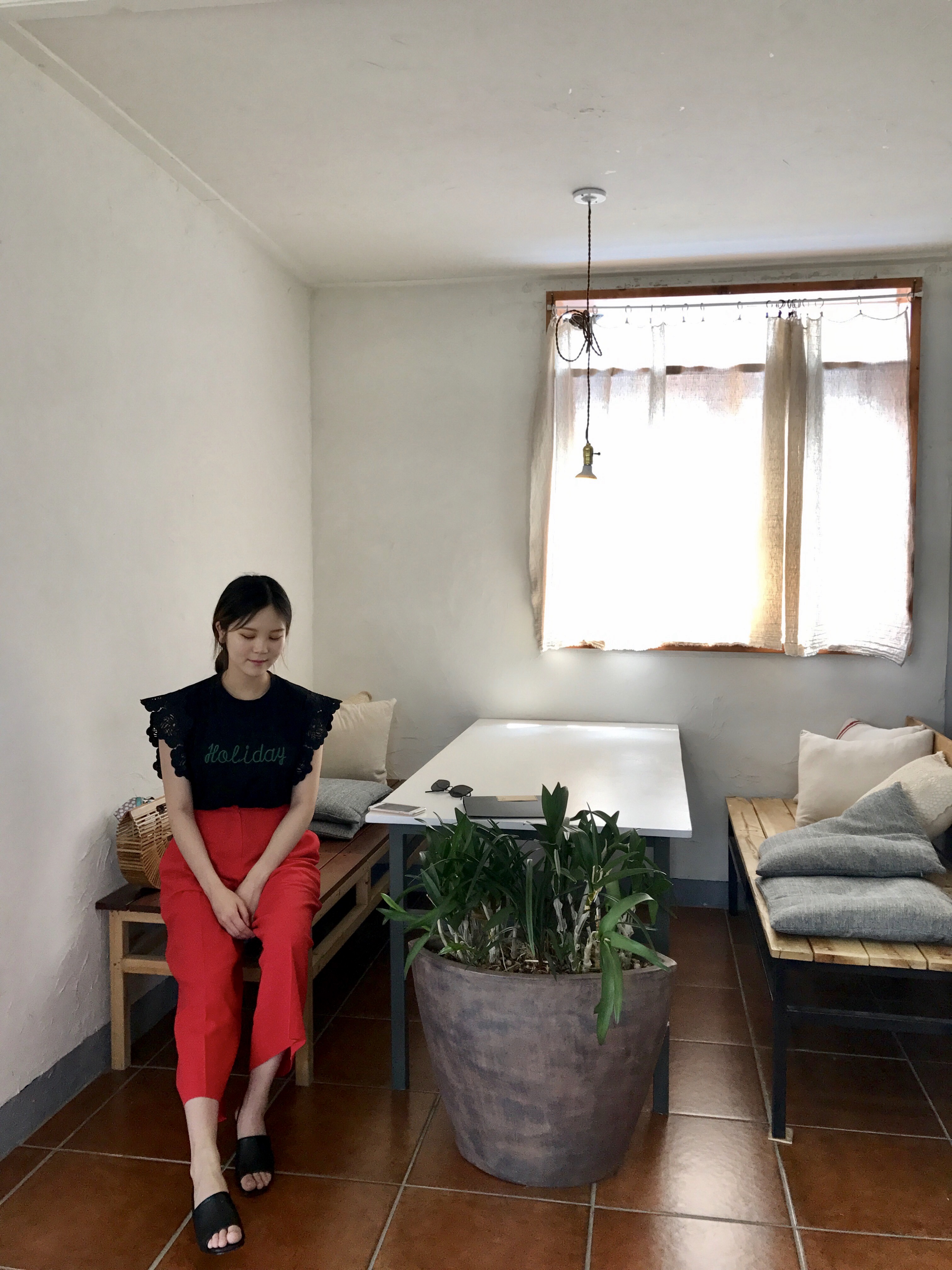 Flower Span Sleeveless Nishi Frill Coordination Wo