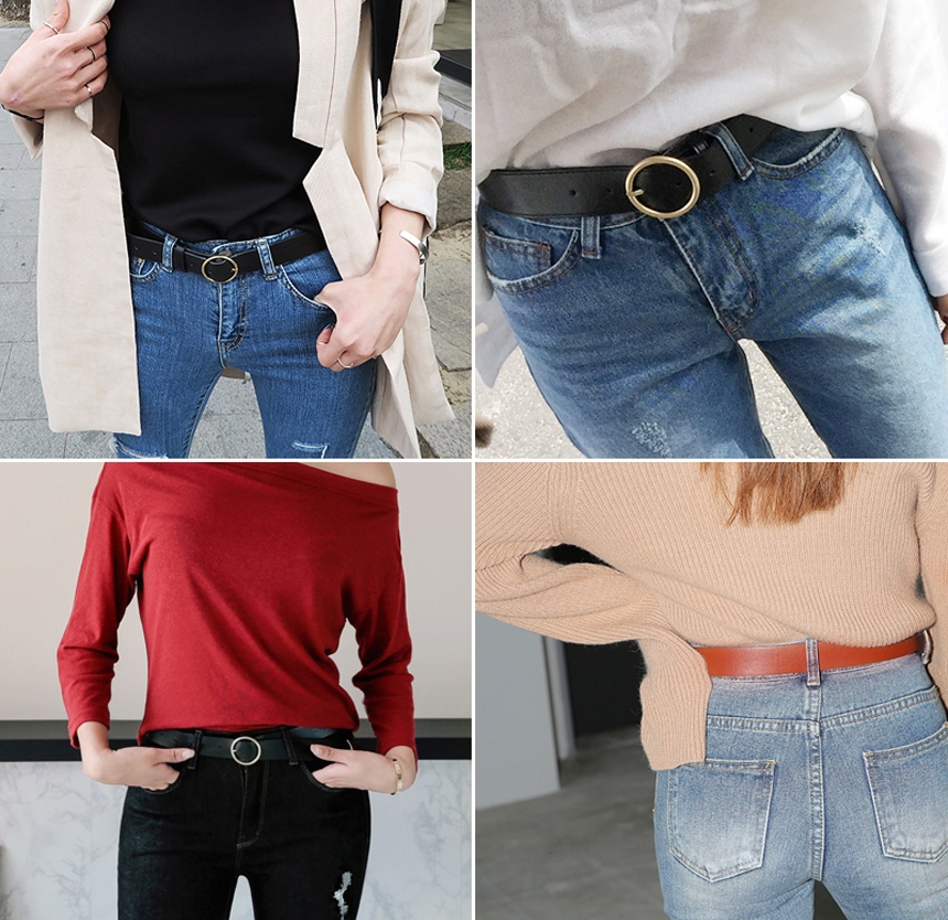 Women's Belt Casual Stylish Coordination Easy L