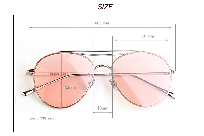 Blue AMI Teen Woman Sunglasses 20s Female Outing C