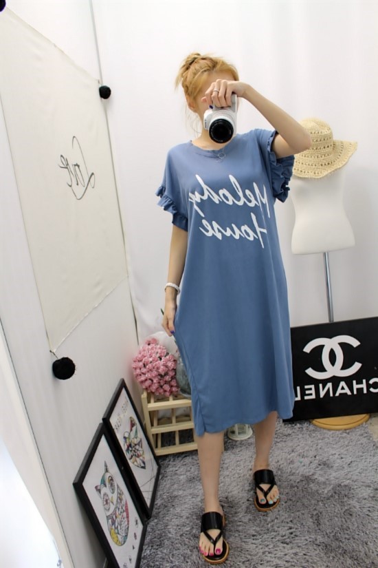 NEW FASHION LADY GIRL DRESS Ruffle Frill OPS Summe