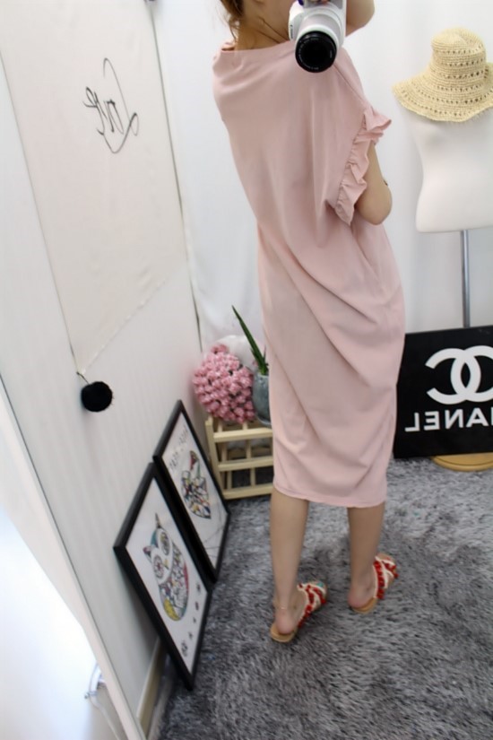 NEW FASHION LADY GIRL DRESS Ruffle Frill OPS Summe