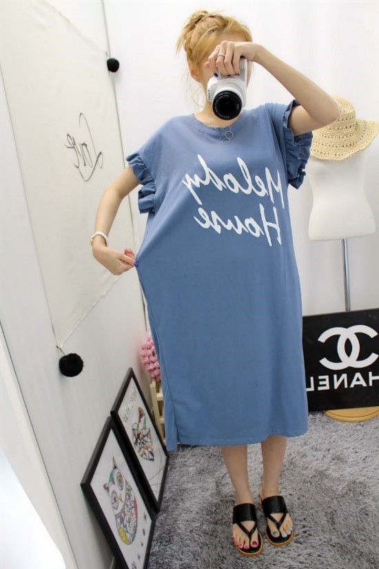 NEW FASHION LADY GIRL DRESS Ruffle Frill OPS Summe