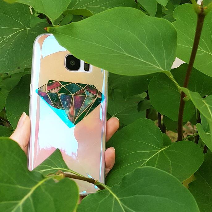 New Shiny Diamond Hologram Case Galaxy s8 Plus Uni