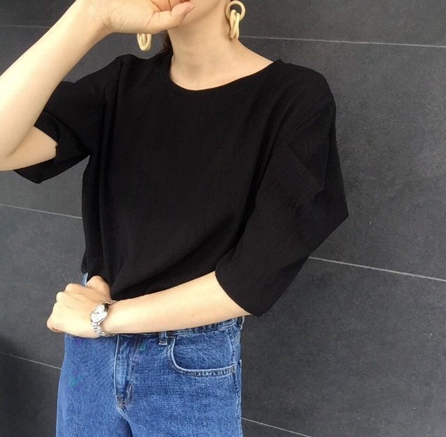 NEW FASHION LADY GIRL Blouse Summer puff sleeve li