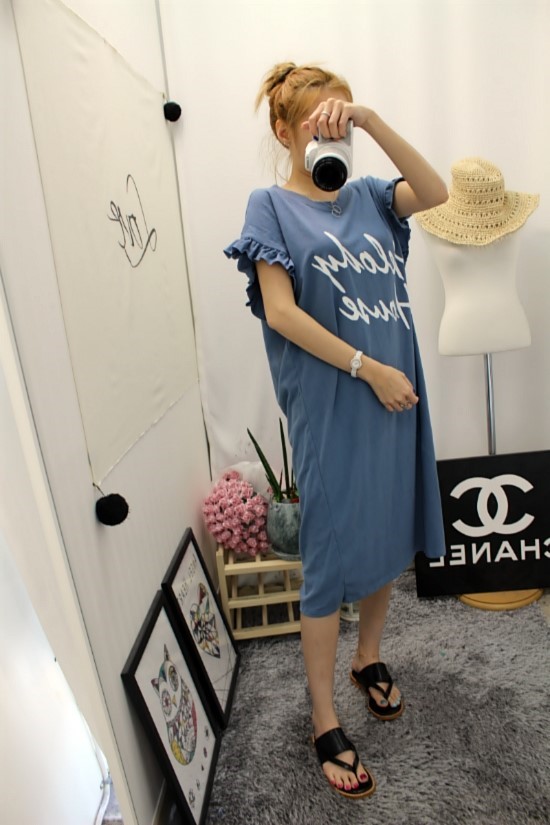 NEW FASHION LADY GIRL DRESS Ruffle Frill OPS Summe