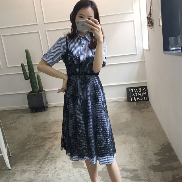 New Short sleeve long-sleeved lace bustier set set