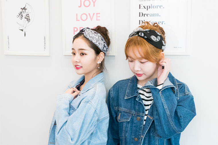 Paisley Bandana Recreation Area Hair Turban 12 spe