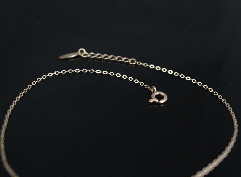 New Circle 14k, 18k Women's Gold Anklets 14k Gi