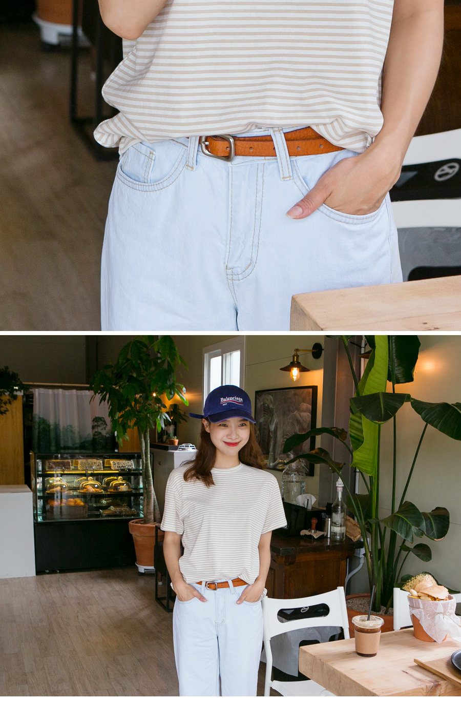 Rounded Square Bold Buckle Women's T-shirt Wome