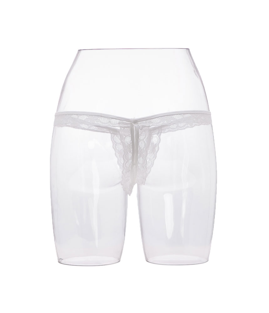 Women Underwear Lace Gaala Basic Open Tee Tee Pant