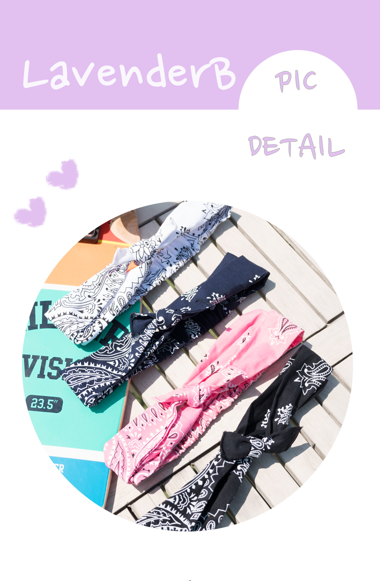 Paisley Bandana Recreation Area Hair Turban 12 spe