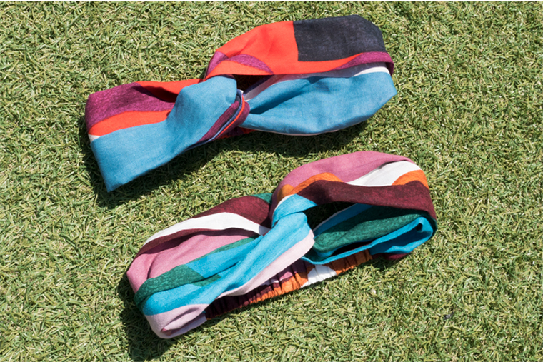 Paisley Bandana Recreation Area Hair Turban 12 spe