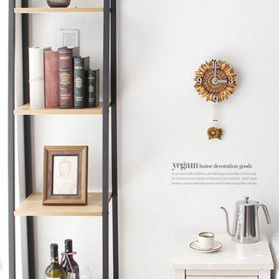 Beautiful Interior Sunflower Autumn Watch Wall Han