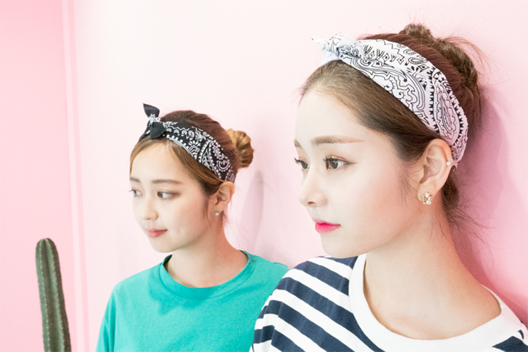 Paisley Bandana Recreation Area Hair Turban 12 spe